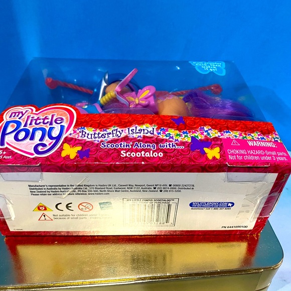 MY LITTLE PONY G3 NWT VTG 2004 BUTTERFLY ISLAND SCOOTIN ALONG WITH SCOOTALOO - Picture 16 of 16